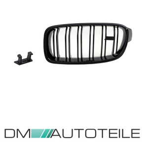 Doppelsteg-Kühlergrill für BMW 3er F30 / F31 auch für M3 in Schwarz Glanz 