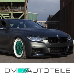 Kühlergrill Grill Doppelsteg für BMW 3er F30 F31 auch M3 Schwarz Glanz 