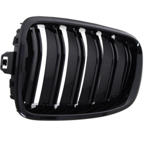 Kühlergrill Grill Doppelsteg für BMW 3er F30 F31 auch M3 Schwarz Glanz 
