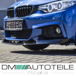 Doppelsteg Kühlergrill Grill für BMW 4er F32 F33 F36 Set Schwarz Glanz auch M4