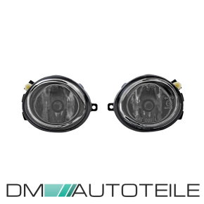 FOG LIGHT LAMPS CHROME CRISTALL FITS ON BMW E46 E39 M TECH SPORT M3 M5+HB4 BULBS