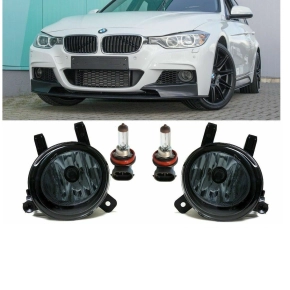 Set Fog Lights Lamps Smoke Black fits on BMW F20 F21 LCI...
