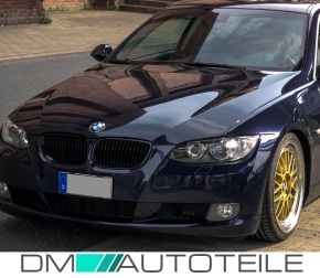 Sport-Performance Kühlergrill für BMW 3er E92 / E93 Vorfacelift auch für M-Paket / M3 in Schwarz Glanz