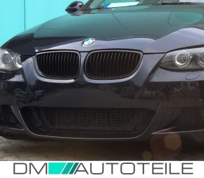 Sport-Performance Kühlergrill für BMW 3er E92 / E93 Vorfacelift auch für M-Paket / M3 in Schwarz Glanz