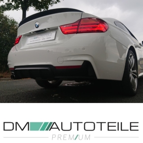 Sport-Performance Heckspoiler / Hecklippe für BMW 4er F32 Coupe in Schwarz Matt mit ABE