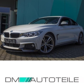 Performance Seitenschweller Ansätze + Folie für BMW 4er F32 / F33 / F36 mit M-Paket in Schwarz Matt mit ABE