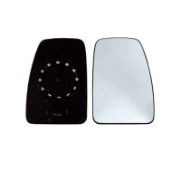 Spiegelglas rechts heizbar konvex f&uuml;r Nissan...