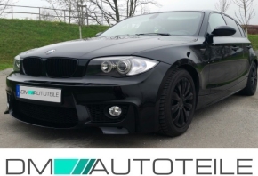 Sport Frontstoßstange / Frontschürze für BMW 1er E81 / E82 / E87 / E88 auch M-Paket mit Kühlergrill und ABE