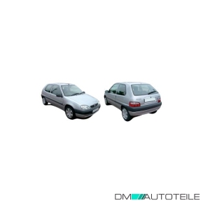 Außenspiegel rechts kpl. konvex teilgrundiert mech. passt für Citroën Saxo