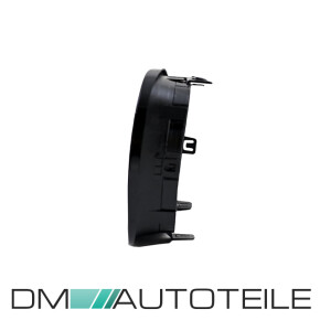 Doppelsteg-Kühlergrill für BMW E81 / E82 / E87 / E88 Facelift auch für M-Paket in Schwarz Glanz