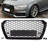 Front Grille Radiator honeycomb black gloss + Set fogs cover