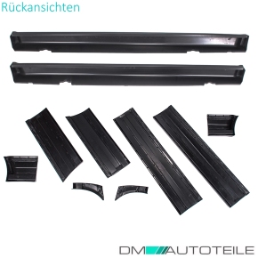 Sport Side Skirts + Planks complete Kit Sport Design II fits on BMW 3-Series E30 Saloon / Estate Facelift