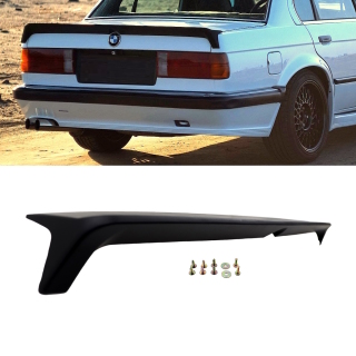 Sport Rear Spoiler Lip boot black Zender Design fits on BMW 3-Series E30 