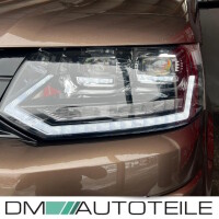 LHD Full LED Facelift Headlights Set black dynamic indicator