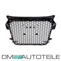 Front Grille Radiator Honeycomb silver black gloss fits on A