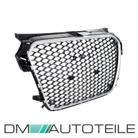 Front Grille Radiator Honeycomb silver black gloss fits on A