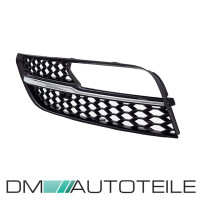 Set Fogs cover grille SET gloss black chrome fits on Audi A3