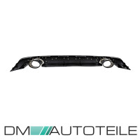 Audi A3 8V 3-door rear Diffuser Sport Duplex 4-pipe tail pip