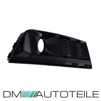 Set Front Grille honeycomb Fogs cover black gloss fits on fo