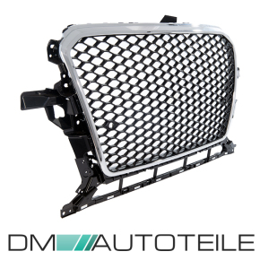 Front Grille Radiator Honeycomb black chrome fits on Audi Q5 8R Facelift up 2012 also SQ5