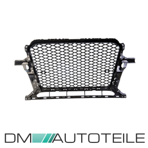 Front Grille Radiator Honeycomb black chrome fits on Audi Q5 8R Facelift up 2012 also SQ5