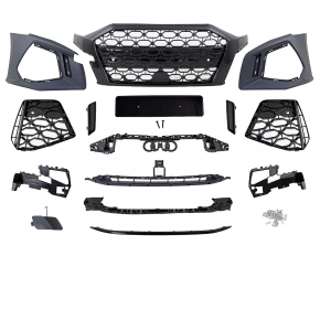 Sport Front Bumper + Grille Black gloss fits for Audi A3...