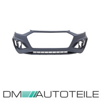 Sport Front Bumper + Honeycomb black gloss fits on Audi A4 B