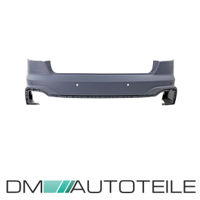 Sport Rear bumper duplex fits on Audi A4 B9 facelift up 2019 without RS4