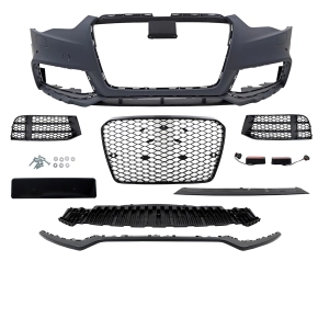 Sport Front bumper primed + Carbon Spoiler Kit fits on...