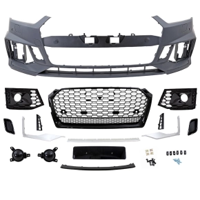 Front Radiator Grille honeycomb black gloss fits Audi A5...