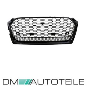 Front Radiator Grille honeycomb black gloss fits Audi A5 B9 F5 without RS5 up 2016