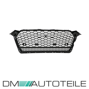 Front Radiator Grille honeycomb black gloss fits Audi A5 B9 F5 without RS5 up 2016