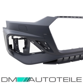 Sport Front bumper + Grille honeycomb black gloss fits Audi A5 B9 F5 without RS5 up 2019