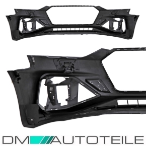 Sport Front bumper + Grille honeycomb black gloss fits Audi A5 B9 F5 without RS5 up 2019