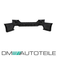 Sport Rear Bumper duplex diffusor black gloss fits on Audi A