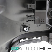 Sport Rear Bumper duplex diffusor black gloss fits on Audi A