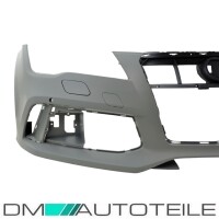 Sport Front Bumper Kit complete + Spoiler Carbon fits on Aud