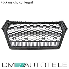 Sport Front Bumper Kit complete + honeycomb Grille Black gloss Set fits on Audi Q5 FY up 2017-2020 