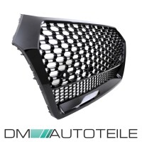 Sport Front Bumper Kit complete + honeycomb Grille Black glo