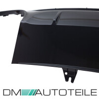 Rear Diffusor 4-exhaust duplex black gloss+tail pipes fits A