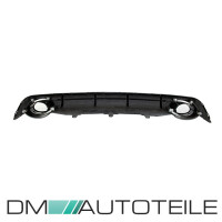 Rear Diffusor Carbon Gloss+ Tail Pipes fits on Audi A6 C7 Sa