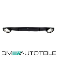 Rear Diffusor Black Gloss+ Tail Pipes fits on Audi A7 4G Spo