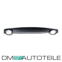 Heckdiffusor Schwarz glanz + Blenden passt für Audi A7 