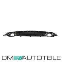 Rear Diffusor Black Gloss+ Tail Pipes fits on Audi A7 4G Spo