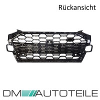 Front Grille Radiator wide Honeycomb black silver+ camera fi
