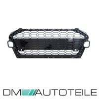 Front Grille Radiator Honeycomb black gloss fits on Audi A4 