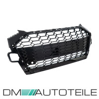 Front Grille Radiator Honeycomb black gloss fits on Audi A4 
