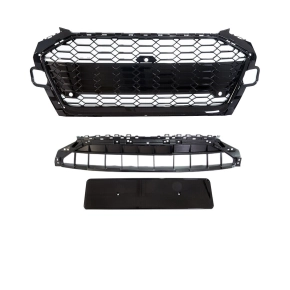 Front Grille Radiator Honeycomb black gloss + camera fits...