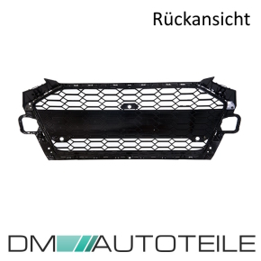 Wabengrill Breit Kühlergrill Schwarz glanz+Kamera passt für Audi A4 B9 Facelift ab 2019 