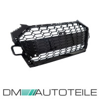Front Grille Radiator Honeycomb black gloss + camera fits on